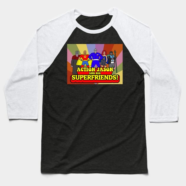 AJs Superfriends Baseball T-Shirt by Federation Skum Kosplay